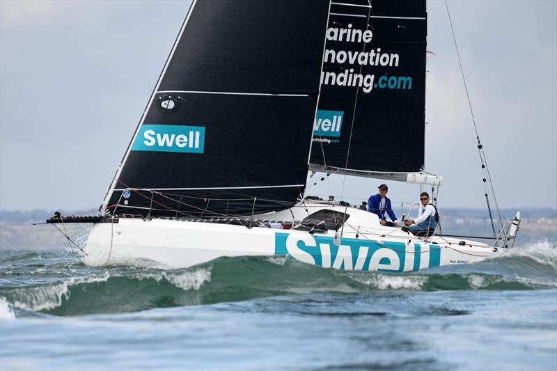 Henry Bomby & Sam Matson won IRC Three racing Sun Fast 3300 Swell - 2021 RORC Channel Race photo copyright Rick Tomlinson / RORC taken at Royal Ocean Racing Club and featuring the IRC class