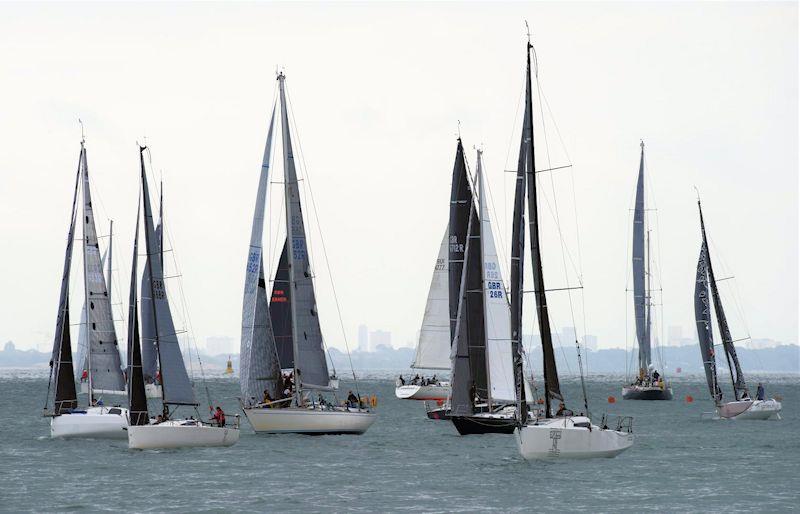 IRC 3 and IRC 4 start during race 5 of the UK Double Handed Offshore Series - photo © John Green