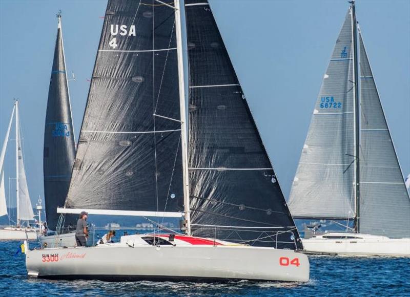 Alchemist at the start of the ‘Round-the-Island Race photo copyright Daniel Forster taken at Edgartown Yacht Club and featuring the IRC class