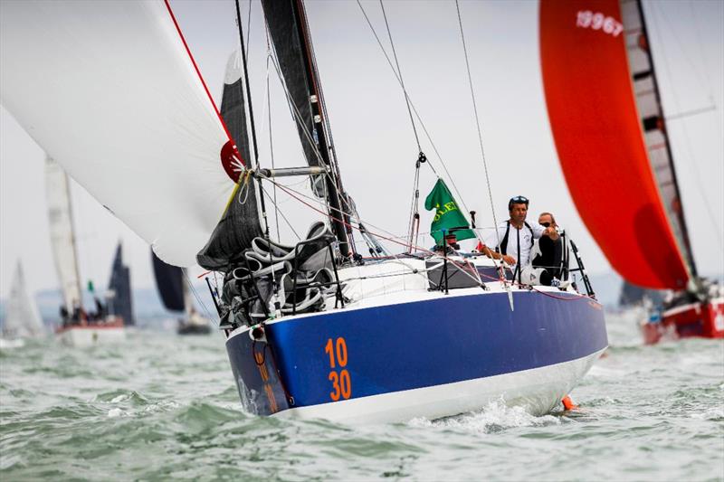 Cherbourg hero Alexis Loison is back to defend his 2019 IRC Three and IRC Two-Handed title on the JPK 10.30 Léon, with Guillaume Pirouelle photo copyright Paul Wyeth / pwpictures.com taken at Royal Ocean Racing Club and featuring the IRC class