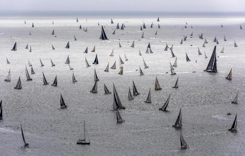 The start of the Rolex Fastnet Race on the Solent is always an impressive sight - photo © Kurt Arrigo / Rolex