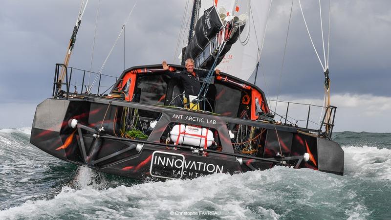 Skipper Norbert Sedlacek, Open60AAL Innovation Yachts photo copyright Ant Arctic Lab taken at  and featuring the IRC class