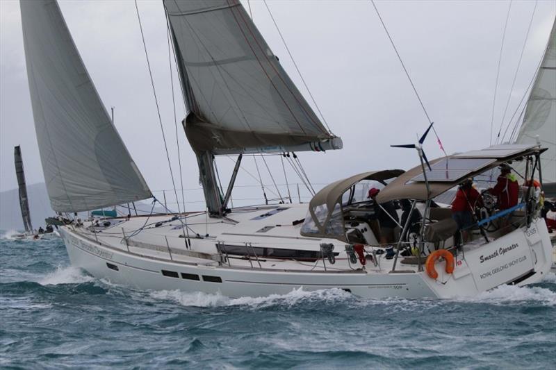 Smooth Operator gets amongst it - Airlie Beach Race Week day 1 photo copyright Shirley Wodson / ABRW taken at Whitsunday Sailing Club and featuring the IRC class