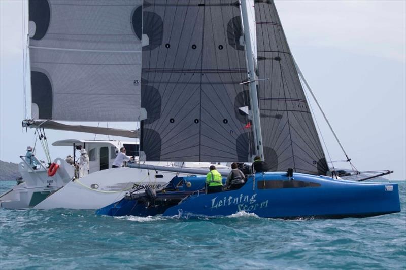 Rushour (elft) and Leitning Storm were close all day - Airlie Beach Race Week 2021 - photo © Shirley Wodson / ABRW