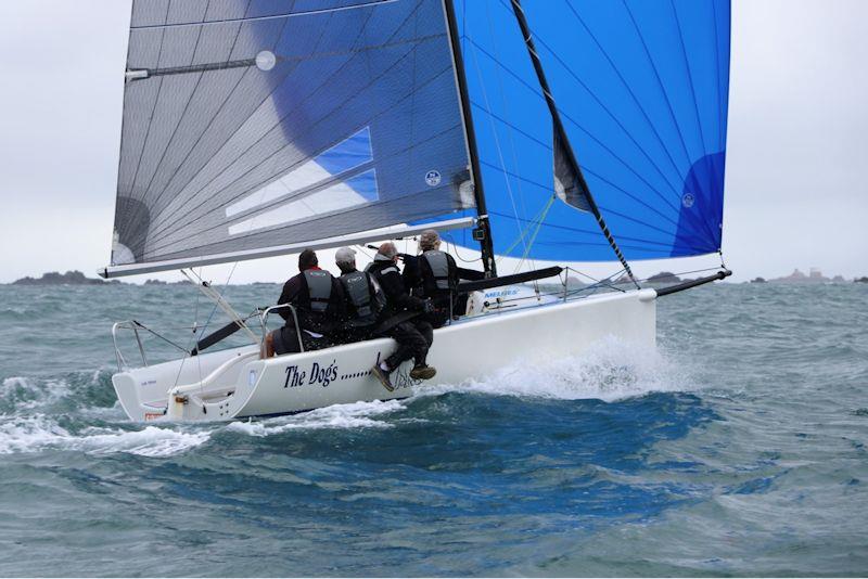 The Dog's ........  in the Rossborough Round the Island Race photo copyright Debbie Brown taken at Royal Channel Islands Yacht Club and featuring the IRC class