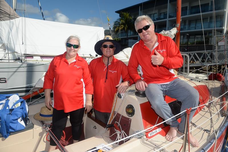 Jane, David and Peter Minogue from Small Hotel - SeaLink Magnetic Island Race Week 2021 photo copyright Scott Radford - Chisholm taken at Townsville Yacht Club and featuring the IRC class