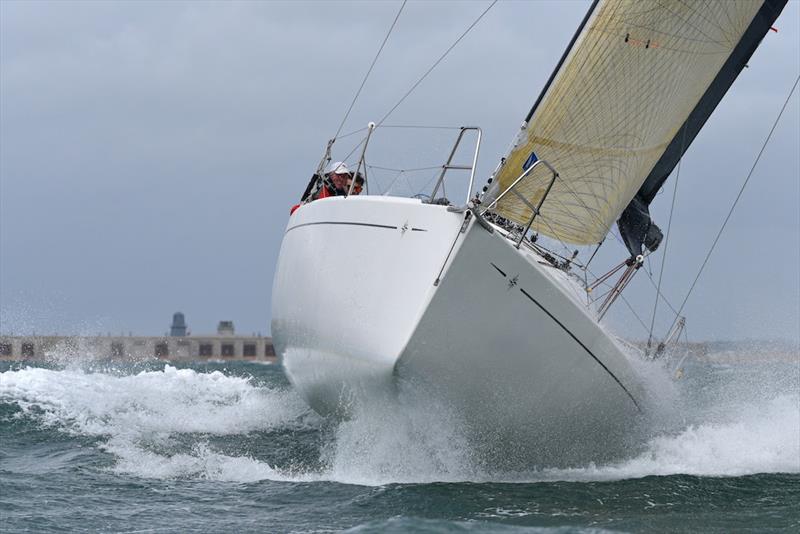 Nigel Goodhew's Sun Fast 3200 Cora, raced by son Tim Goodhew and Kelvin Matthews - RORC Castle Rock Race - photo © Rick Tomlinson / RORC 