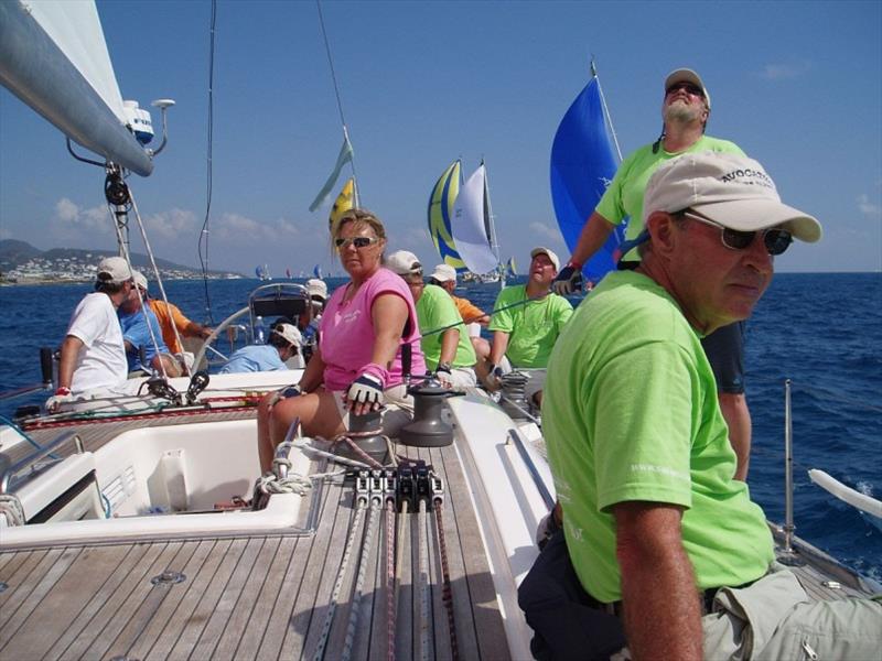 Offshore Passage Opportunities members sail the OPO flagship, Avocation, at the Heineken Regatta. - photo © Hank Schmitt