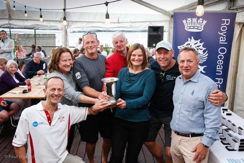 Prizegiving - RORC Castle Rock Race photo copyright Paul Wyeth taken at Royal Ocean Racing Club and featuring the IRC class