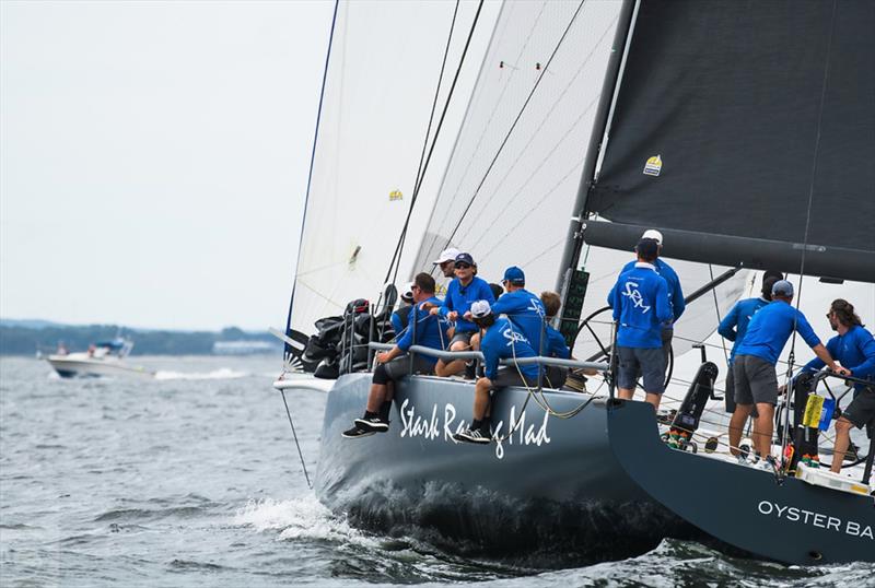 Stark Raving Mad IX (Jim Madden) winner in the Conanicut Yacht Club Around the Island Race on their new Carkeek 47 powered by Doyle Sails photo copyright Cate Brown Photography taken at Conanicut Yacht Club and featuring the IRC class