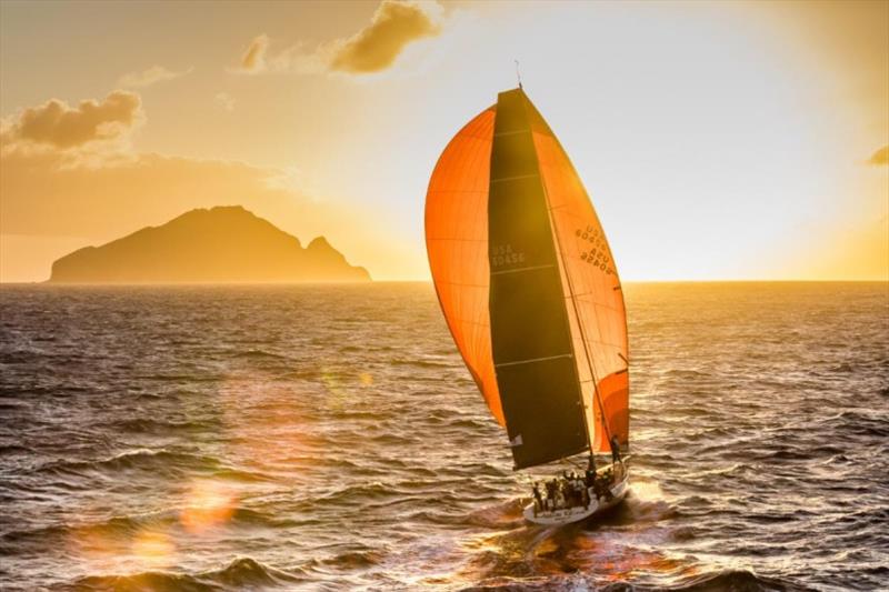 Crews experience magnificent scenery, such as the uninhabited island of Redonda, as they race around 11 islands on the RORC Caribbean 600 course photo copyright RORC / Arthur Daniel taken at Royal Ocean Racing Club and featuring the IRC class