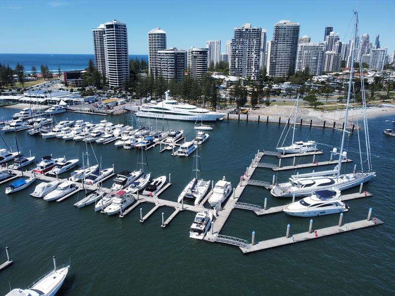 Many of the yachts competing in the Qoin Sail Paradise Regatta will have the opportunity to dock at Southport Yacht Club new, $9 million Superyacht dock photo copyright Southport Yacht Club taken at  and featuring the IRC class