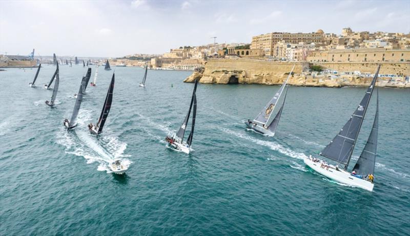 2021 Rolex Middle Sea Race underway - photo © Kurt Arrigo / Rolex