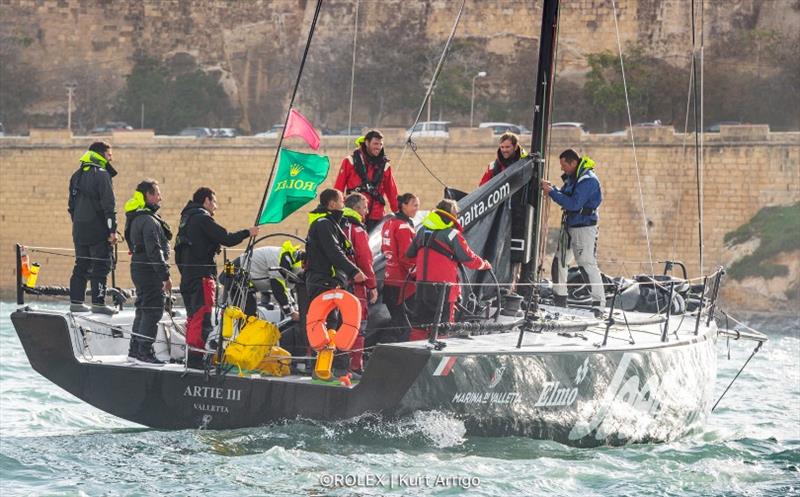 2021 Rolex Middle Sea Race photo copyright Rolex / Kurt Arrigo taken at Royal Malta Yacht Club and featuring the IRC class