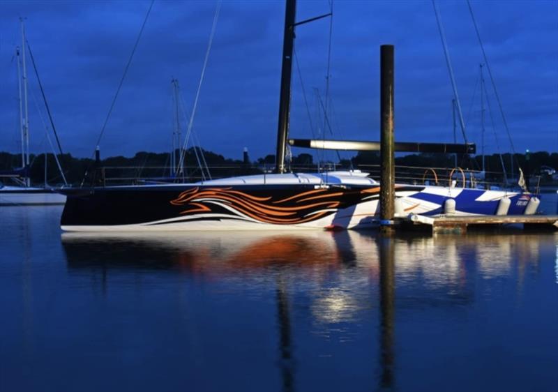 Just launched - Arto Linnervuo's new foil-driven Infiniti 52R Tulikettu - looking to be the first Finnish crew to win a major RORC race and to win the RORC Season's Points Championship  - photo © Rick Tomlinson / www.rick-tomlinson.com