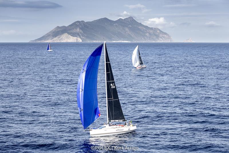 L'Ange de Milon during the 2021 Rolex Middle Sea Race - photo © Kurt Arrigo / Rolex