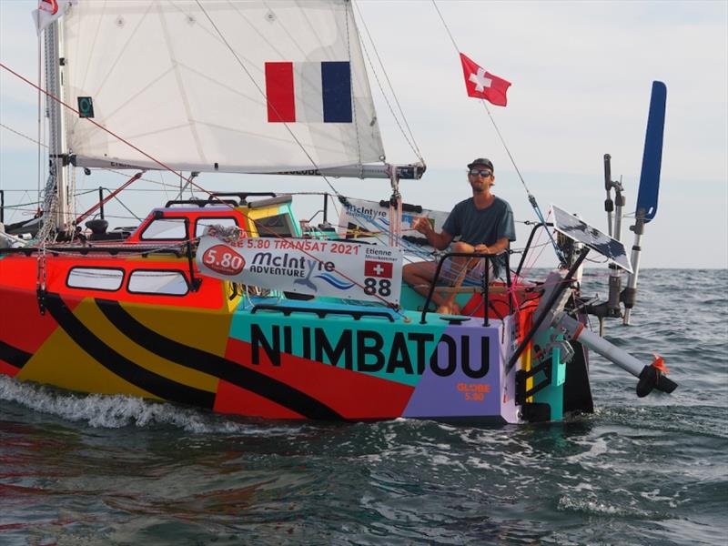 Swiss entrant, Etienne Messikommer (33yo) sailing Numbatou-88 - photo © Aïda Valceanu