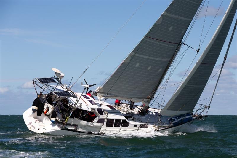 Bundaberg holding their own - Return to Racing Celebration Race photo copyright Dave Hewison taken at Ocean Racing Club of Victoria and featuring the IRC class