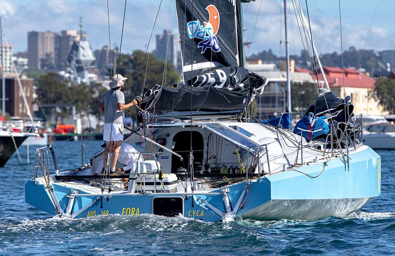 Rupert Henry's Lombard Class 40, Eora photo copyright Bow Caddy Media taken at Cruising Yacht Club of Australia and featuring the IRC class