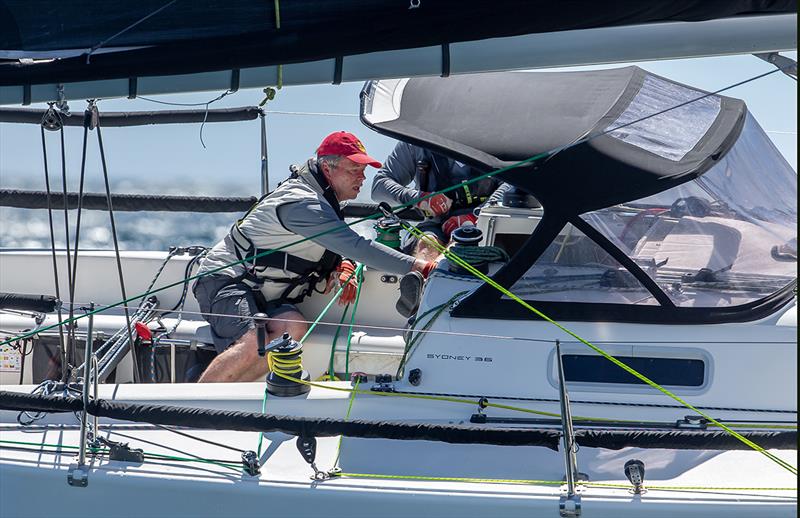 Mark Ayto and Anthony Sweetapple race two-handed on the BH36 Local Hero photo copyright Bow Caddy Media taken at Cruising Yacht Club of Australia and featuring the IRC class