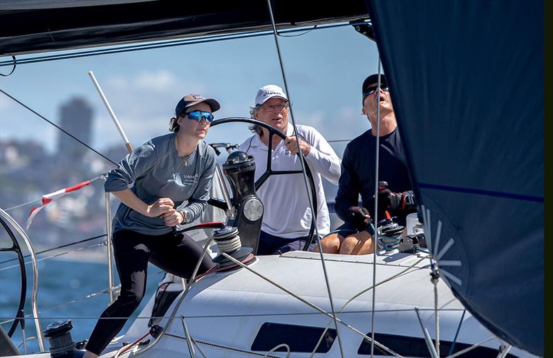 Rob Aldis' DK46 Khaleesi photo copyright Bow Caddy Media taken at Cruising Yacht Club of Australia and featuring the IRC class