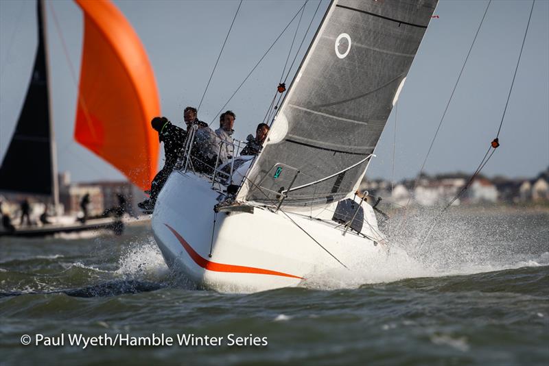 Gentoo, Sunfast 3000, during HYS Hamble Winter Series Race Week 5 photo copyright Paul Wyeth / www.pwpictures.com taken at Hamble River Sailing Club and featuring the IRC class