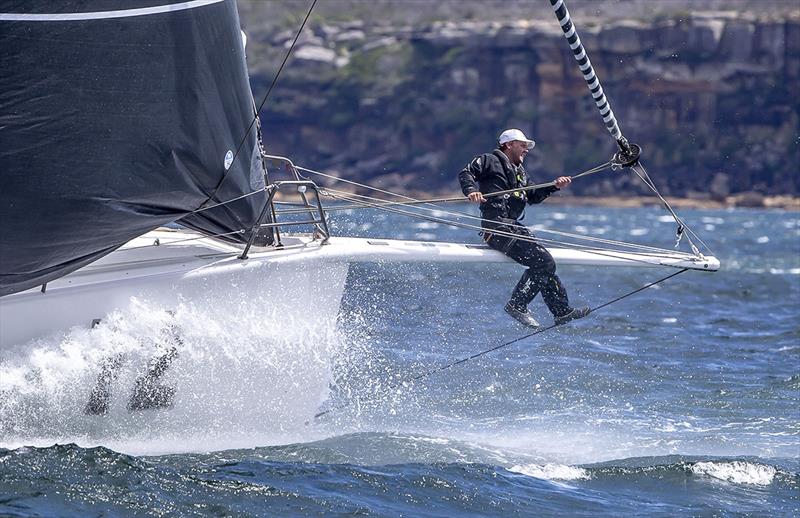 URM bowman gets ready for the unfurl photo copyright Bow Caddy Media taken at Cruising Yacht Club of Australia and featuring the IRC class