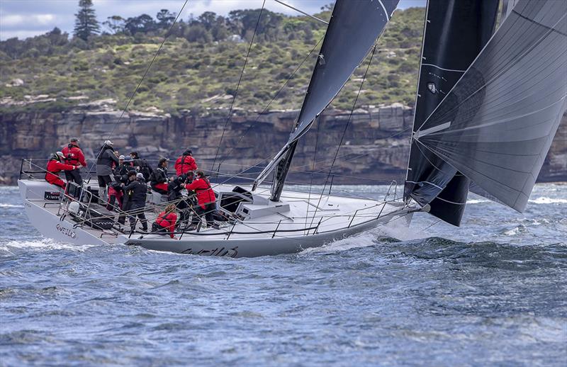 Gweilo bears away for North Head photo copyright Bow Caddy Media taken at Cruising Yacht Club of Australia and featuring the IRC class