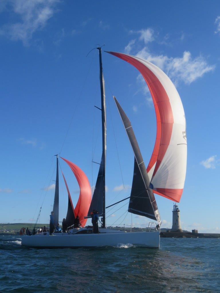 Day 2 of the PR Systems and B&G Icicle Series at Royal Western, Plymouth photo copyright Tina Lowe taken at Royal Western Yacht Club, England and featuring the IRC class