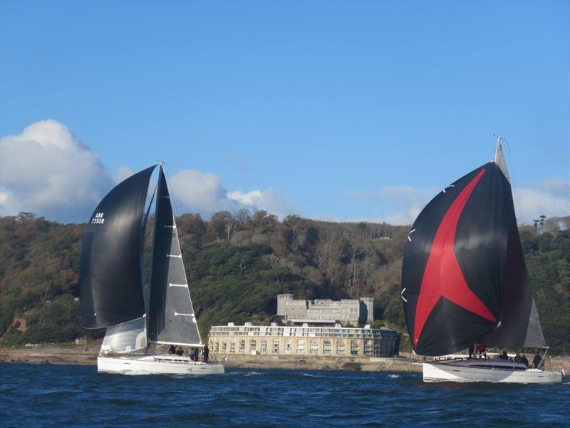 Day 2 of the PR Systems and B&G Icicle Series at Royal Western, Plymouth photo copyright Tina Lowe taken at Royal Western Yacht Club, England and featuring the IRC class