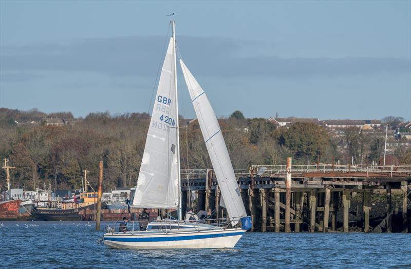 Brigand during the Medway Yacht Club Cruiser Autumn Series 2021 - photo © Paul Babington