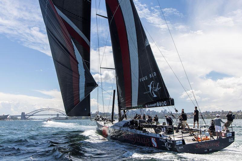 SHK Scallywag 100 wins Line Honours in the 2021 SOLAS Big Boat Challenge - photo © Andrea Francolini