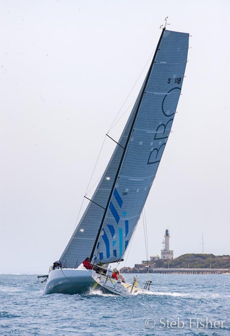 Lord Jiminy at the heads photo copyright Steb Fisher taken at Ocean Racing Club of Victoria and featuring the IRC class