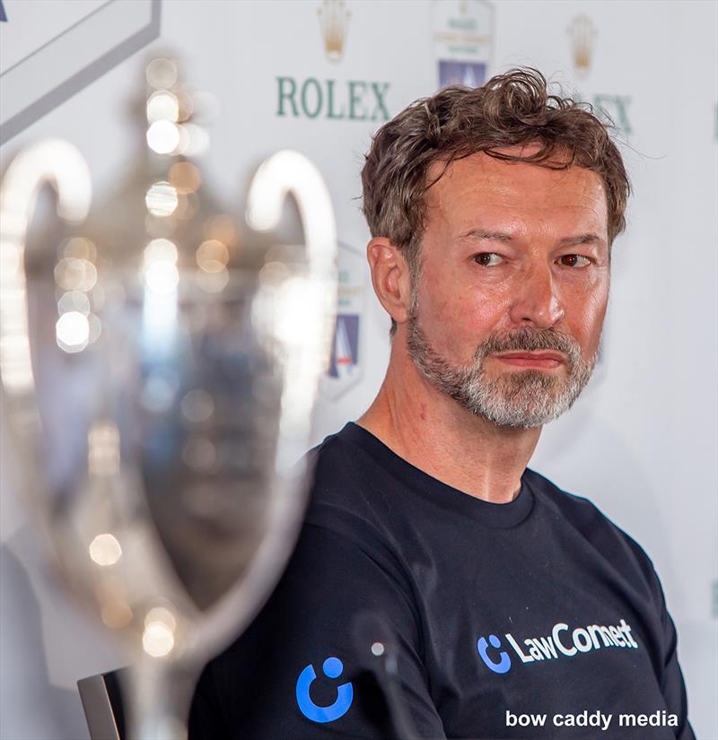 Eyes on the prize - Christian Beck, owner of Law Connect - Rolex Sydney Harbour Yacht Race - photo © Crosbie Lorimer