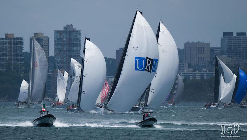 2021 Rolex Sydney Hobart Yacht Race start - photo © Mitch Pearson / www.surfsailkite.com.au