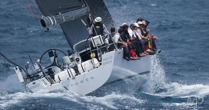 2021 Rolex Sydney Hobart Yacht Race start photo copyright Mitch Pearson / www.surfsailkite.com.au taken at Cruising Yacht Club of Australia and featuring the IRC class