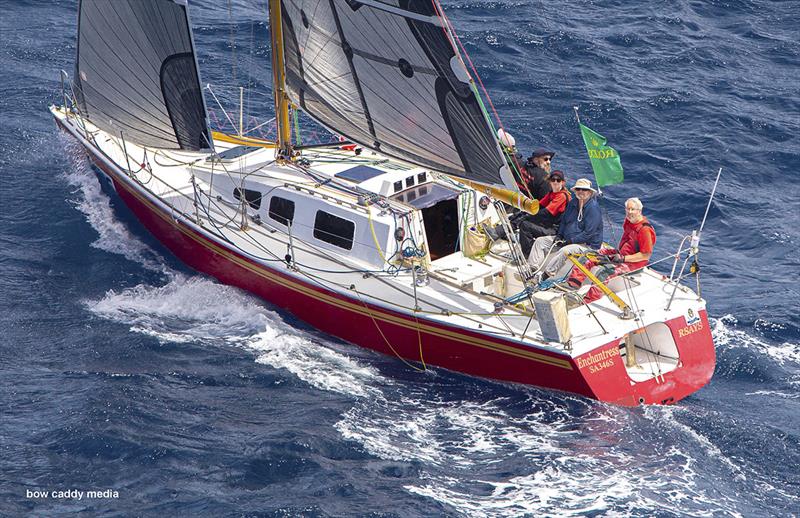 Enchantress heads south photo copyright Bow Caddy Media taken at Cruising Yacht Club of Australia and featuring the IRC class