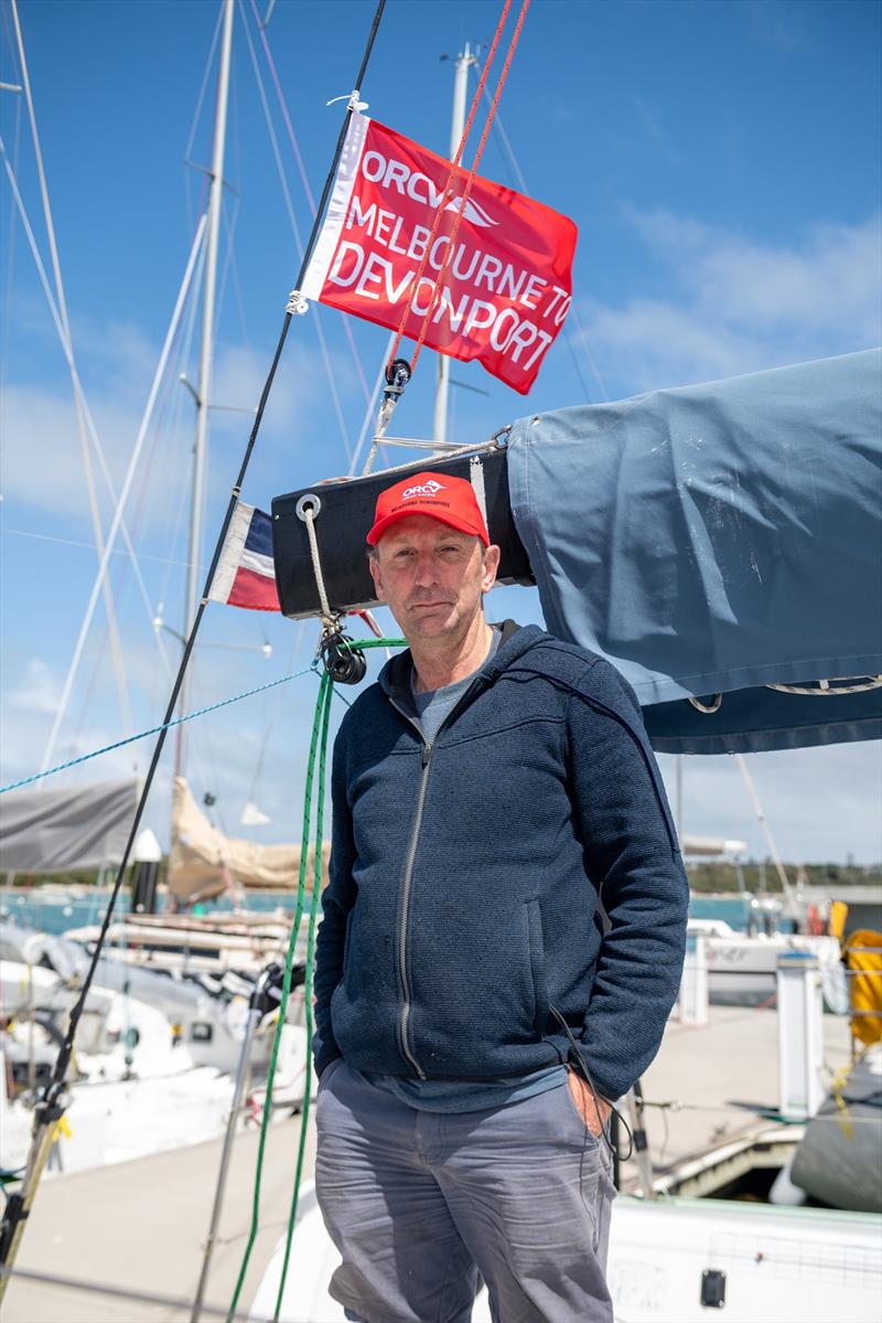 Vertigo Skipper Tim Olding tired but rewarding race - Melbourne to Devonport Rudder Cup photo copyright Michael Currie taken at Ocean Racing Club of Victoria and featuring the IRC class