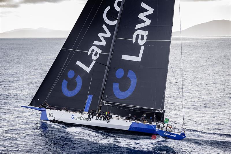 Christian Beck's LawConnect held the lead on the water more than one occasion - 76th Rolex Sydney Hobart Yacht Race photo copyright Rolex / Andrea Francolini taken at Cruising Yacht Club of Australia and featuring the IRC class