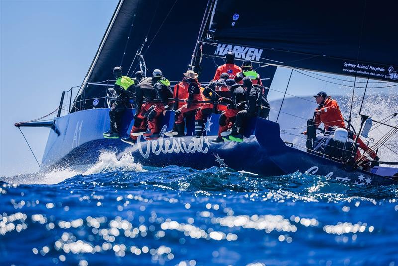 Rounding Tasman Island and heading for the finish - Rolex Sydney Hobart Yacht Race, December 2021 - photo © Salty Dingo