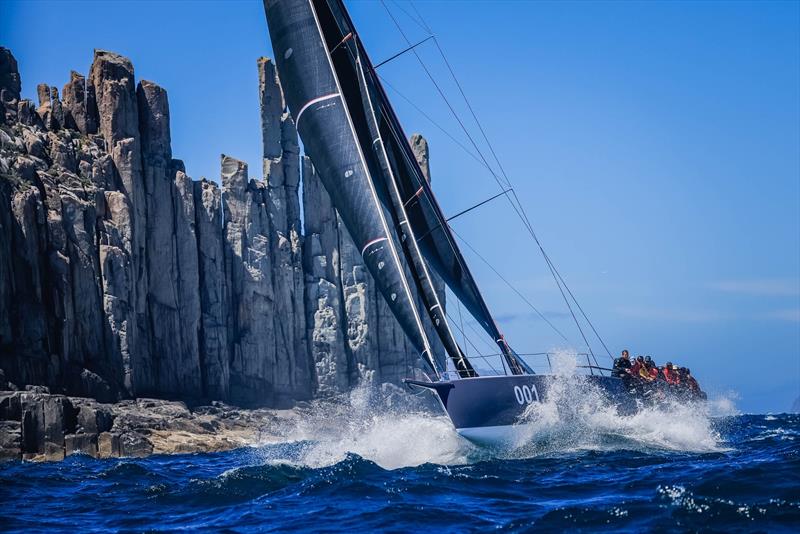 Rounding Tasman Island and heading for the finish - Rolex Sydney Hobart Yacht Race, December 2021 photo copyright Salty Dingo taken at Cruising Yacht Club of Australia and featuring the IRC class