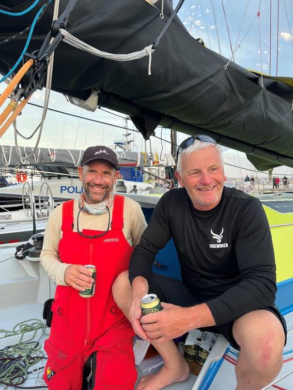 Rob Gough (left) and John Saul aboard SIdewinder - 2021 CYCA Rolex Sydney Hobart Yacht Race photo copyright CYCA taken at  and featuring the IRC class