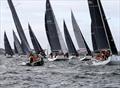 47 yachts from around the bay at the start - 2022 Winter Series © Dave Hewison
