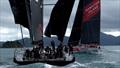 © Bow Caddy Media Wild Oats XI passes ahead of Andoo Comanche - Hamilton Island Race Week - Day 5 - August 26, 2022 © Bow Caddy Media