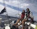 Annette Hesselmans and daughter Sophie Snijders sailing together © Annette Hesselmans
