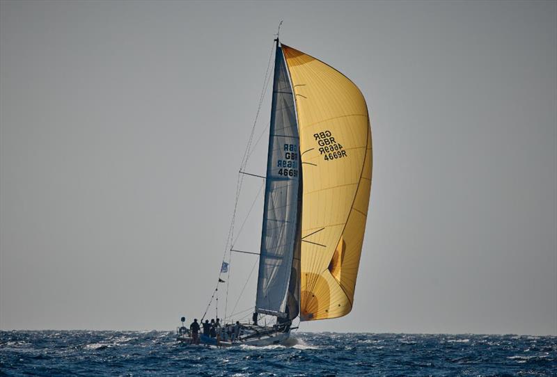 Andrew Hall's Lombard 46 Pata Negra with boat captain Chris Jackson (GBR) - RORC Transatlantic Race photo copyright James Mitchell taken at Royal Ocean Racing Club and featuring the IRC class