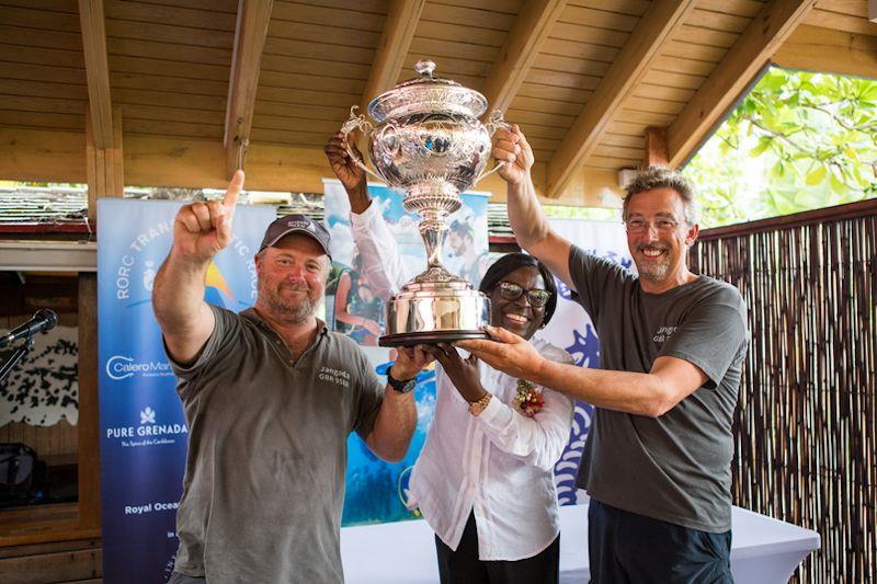 Richard Palmer and Jeremy Waitt win the RORC Transatlantic Race 2019 photo copyright RORC / Arthur Daniel taken at Royal Ocean Racing Club and featuring the IRC class