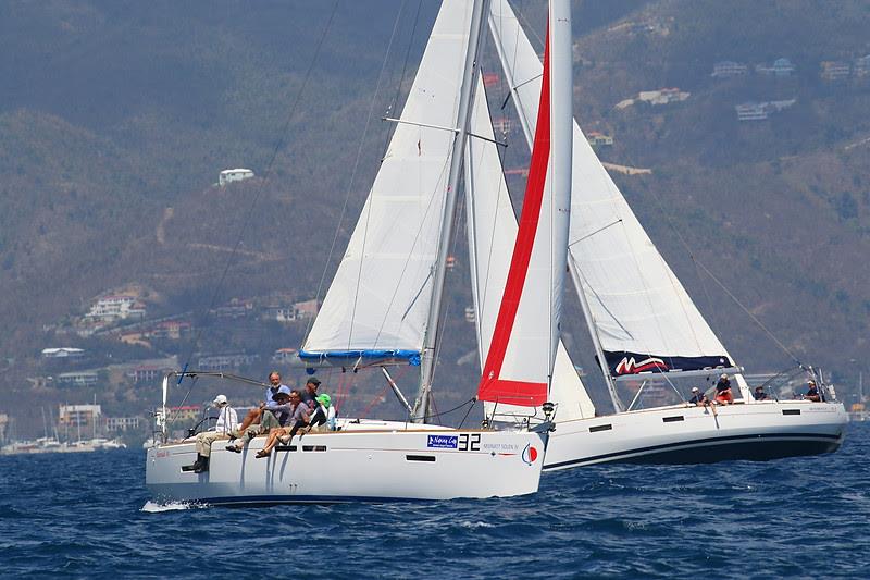 Bareboat Fleet heading up the Sir Francis Drake photo copyright Alastair Abrehart taken at Royal BVI Yacht Club and featuring the IRC class