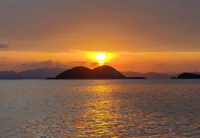 Sunrise at the Black Island finish. BPI Busuanga Cup 2020 photo copyright PISF taken at  and featuring the IRC class