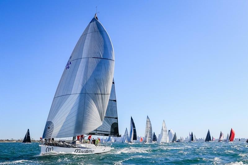 Festival of Sails - 2022 Melbourne to Geelong Passage Race photo copyright Salty Dingo taken at Royal Geelong Yacht Club and featuring the IRC class